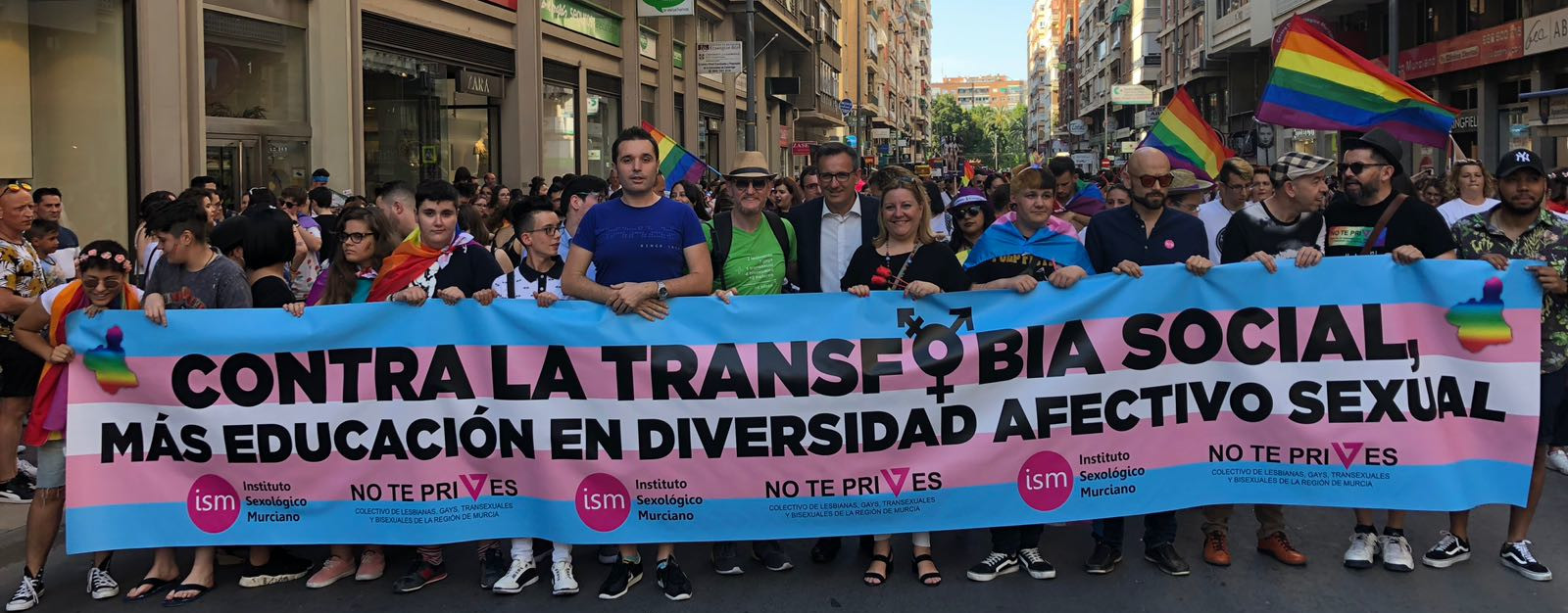Desfile del Orgullo en Murcia.